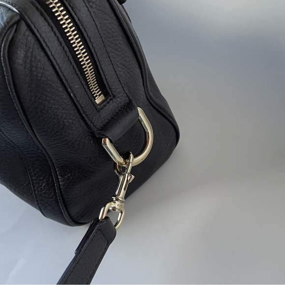 Gucci Leather Handbag Dark Brown Authentic - Picture 12 of 16